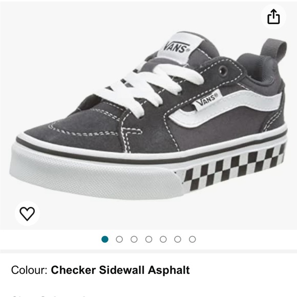 Vans Kids Checker Sidewall Asphalt Shoes - Picture 1 of 10